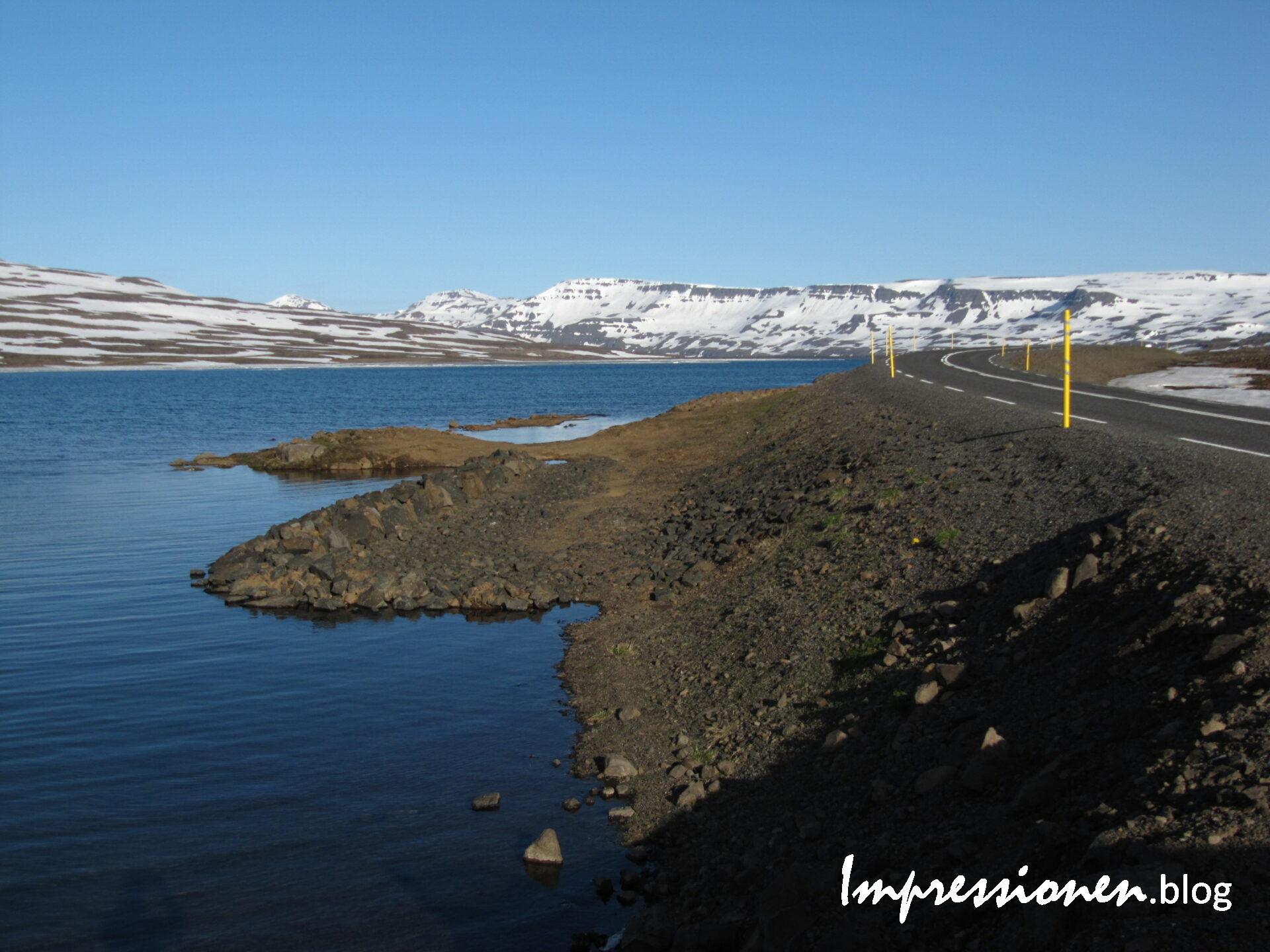 Landschaft bei Seyðisfjörður